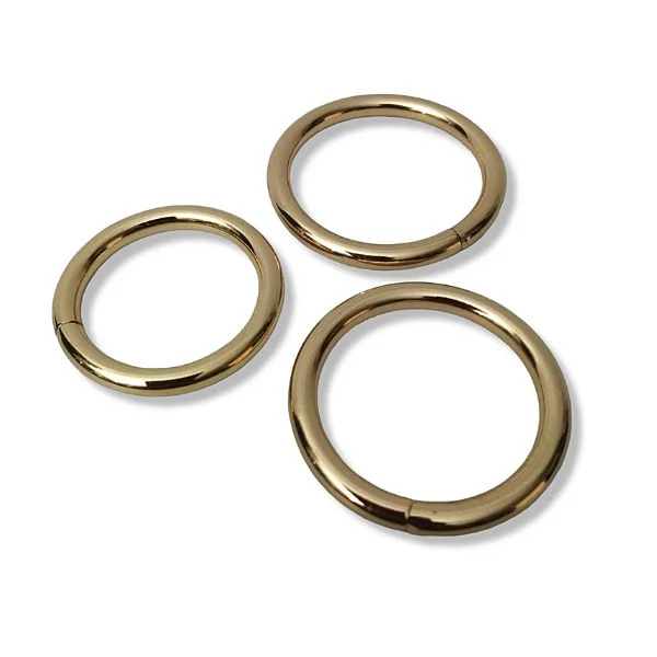 Argolla 5mm Dorado Champagne Varios Tamaños
