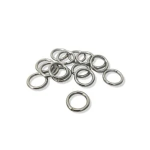 Argollitas Plateadas para Coser y para Manualidades Scrapbooking