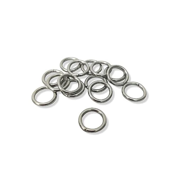 Argollitas Plateadas para Coser y para Manualidades Scrapbooking
