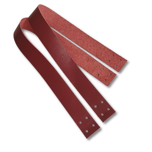 Asas Cuero 40 cm Par Rojo