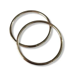 Asas Plateadas para Bolsos y Carteras Grueso 6mm