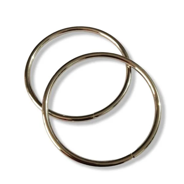 Asas Plateadas para Bolsos y Carteras Grueso 6mm