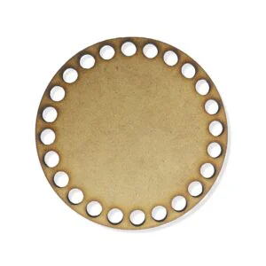 Base de Trupán Mdf Circular Varios Tamaños para Bases de Cestas tejidas a crochet