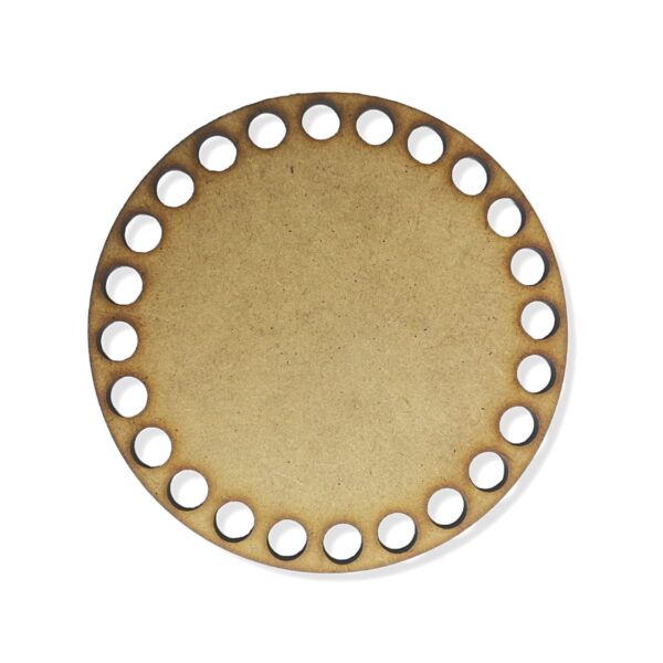 Base de Trupán Mdf Circular Varios Tamaños para Bases de Cestas tejidas a crochet