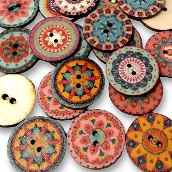 Botones Fall indicados para coser en prendas y decorar tejidos