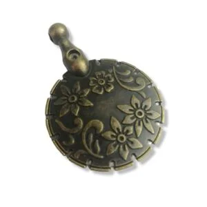 Corta Hilos estilo Vintage Circular con Ranuras para Cortar