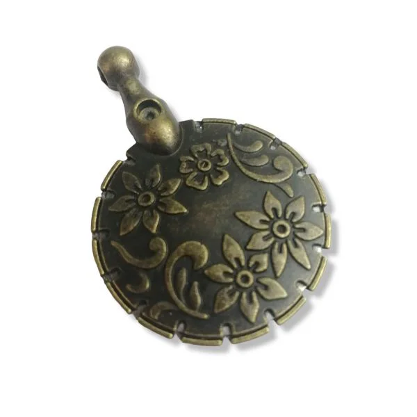 Corta Hilos estilo Vintage Circular con Ranuras para Cortar