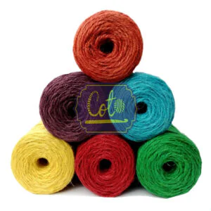 Soguilla Ecológica (Yute)<br>(3 hebras) de Colores