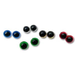Ojitos de Seguridad de Acrílico de Colores 10mm