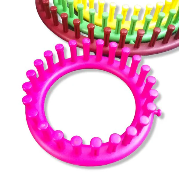 Telar Circular de Plastico Varios Tamaños y Colores