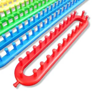 Telar Rectangular de plástico<br>(4 piezas) varios tamaños