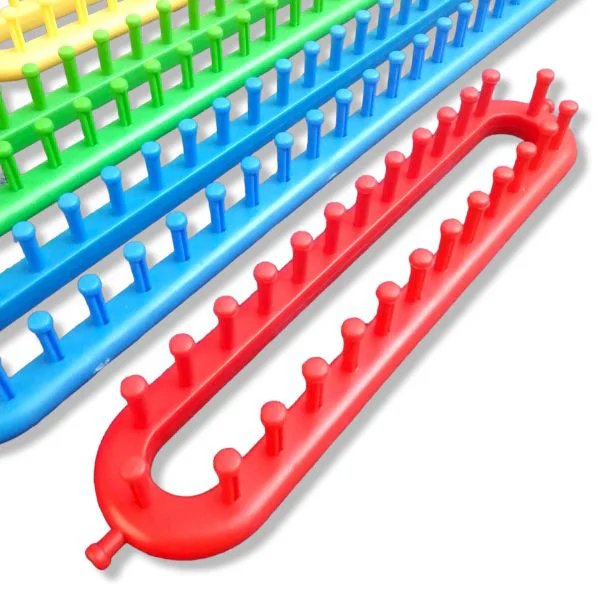 Telar Rectangular de plástico<br>(4 piezas) varios tamaños