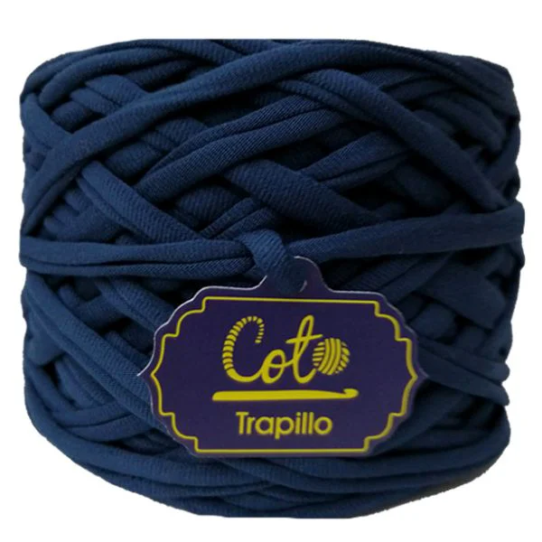 Trapillo Azul Marino Para Tejer y Manualidades