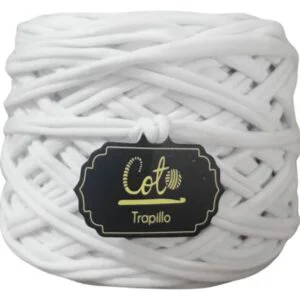 Trapillo Blanco para Tejer a Crochet Palitos y Macramé
