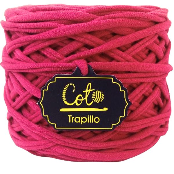 Trapillo Fucsia Vivo de Algodón Variedad de Colores