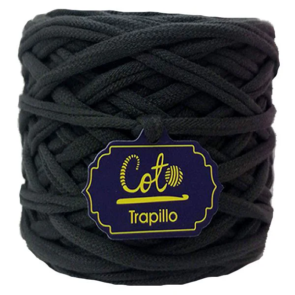 Trapillo Gris Oscuro de Algodón Peruano