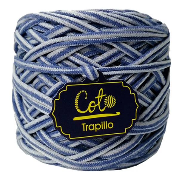Trapillo Listado Celeste y Blanco
