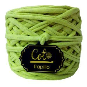 Trapillo – Verde Limón Jaspeado<br>(hebra delgada) 250 g