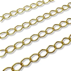 Cadenas Doradas para Bolsos y Carteras 2 cm eslabón
