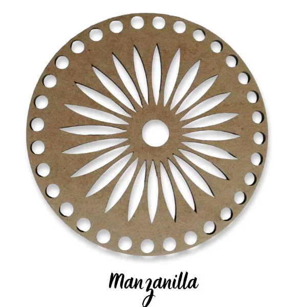 Mdf Base de Trupán para Tejer Diseño Manzanilla