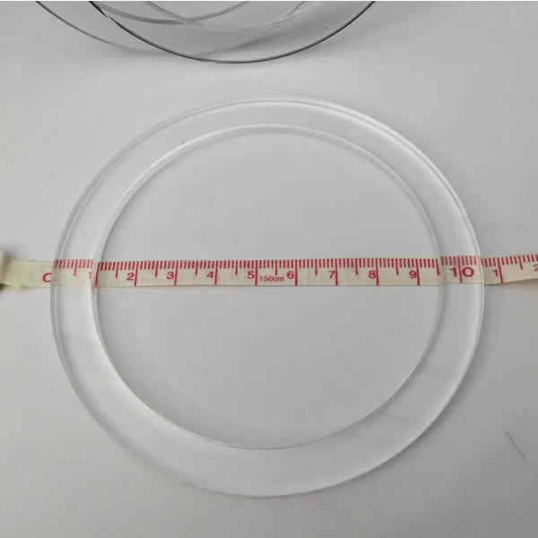 Asas Acrílico Circulares medida