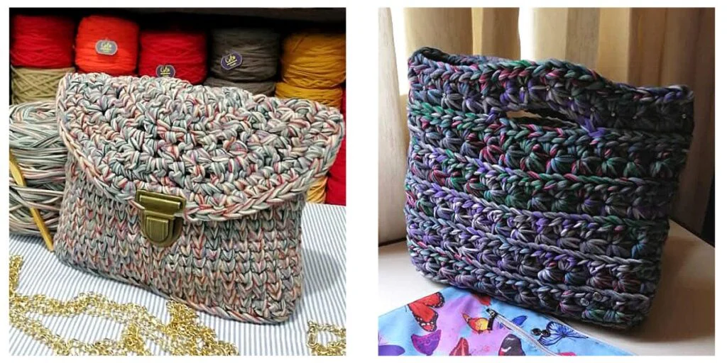 Bolsos de Trapillo Listado Hermosos