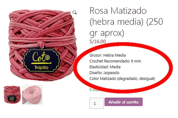 Caracteristicas Trapillo
