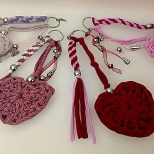 Llavero de Trapillo de Algodón, estilo Boho