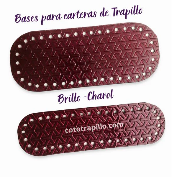 Bases para tejer Bolsos y Carteras de Charol