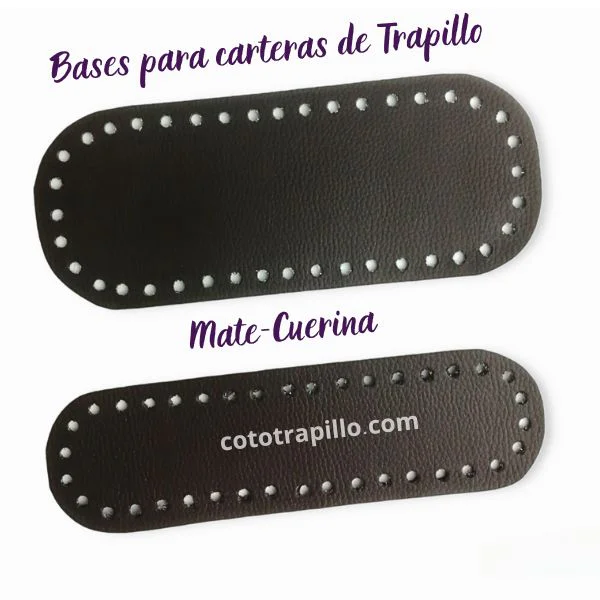 Bases para tejer Bolsos y Carteras de Cuerina