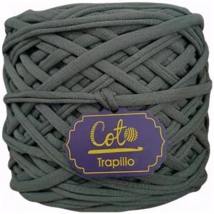 Trapillo Verde Salvia Oscuro de Algodón Variedad de Colores