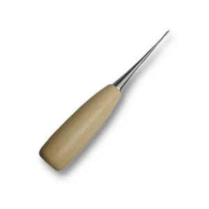 Punzón punta Cónica mando de Madera