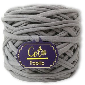 Trapillo de Algodón Gris Claro Mediano