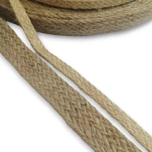Cinta de Yute Trenzada para Asas de Bolsos y otras Manualidades Natural