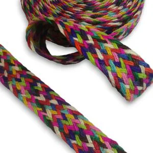 Cinta de Yute Trenzada para Asas de Bolsos y otras Manualidades de Colores