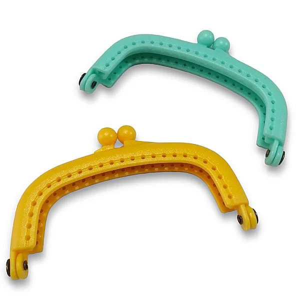 Tic Toc Boquilla para Monederos Tejidos de Plástico BUENA CALIDAD 7cm