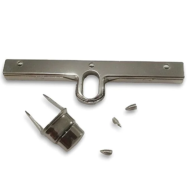 Filete de Metal para Cartera POrtaCelular parte trasera 3 tornillos