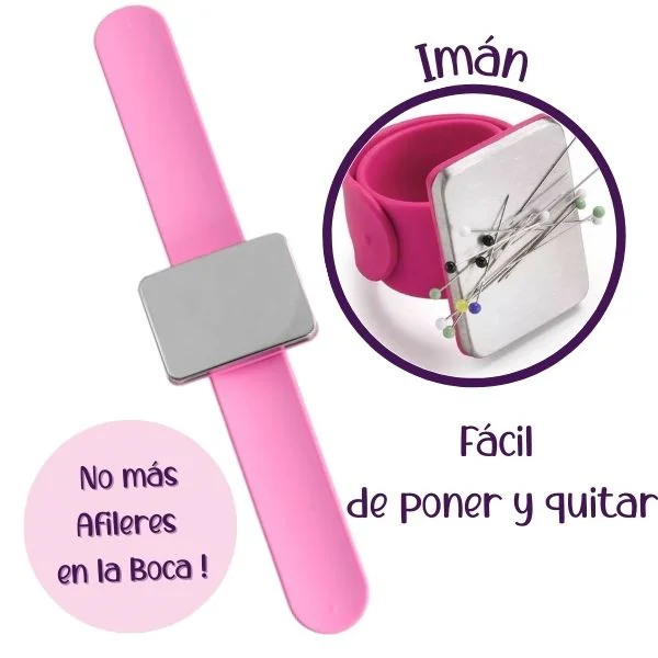 Pulsera Magnetica para Agujas Alfileres Horquillas
