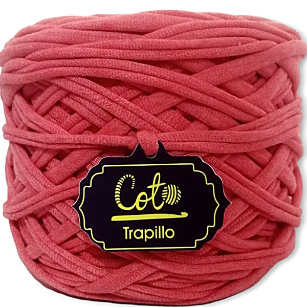 Trapillo de Algodón Rosado Jaspeado