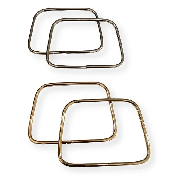Asas de Metal TRAPECIO de zamax para Bolsos y Carteras hechas a mano de Calidad