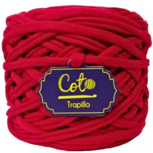 Trapillo de Algodón Rojo Mandarín