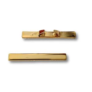 Herrajes Placa Lisa dorado para carteras maletas y bolsos