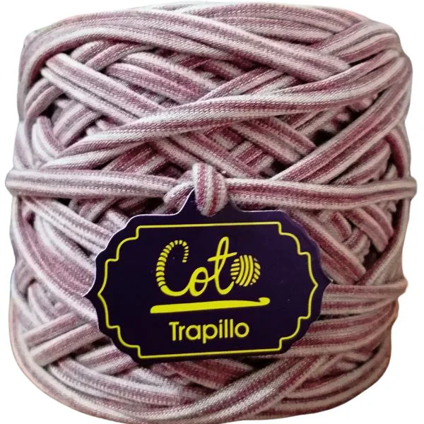 Trapillo Listado Guinda y Gris