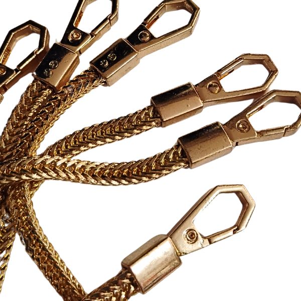 Cadena Completa Dorado Plana 118mm fallos mosquetones