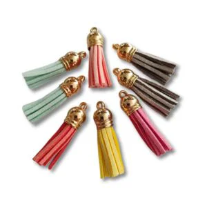Mini Borlas de Cuero diseño 5