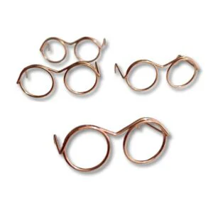 Montura Amigurumis Dorado Ligero 35 mm para Muñecos