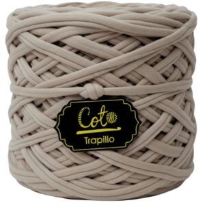 Trapillo Beige Claro de Algodón para Tejer