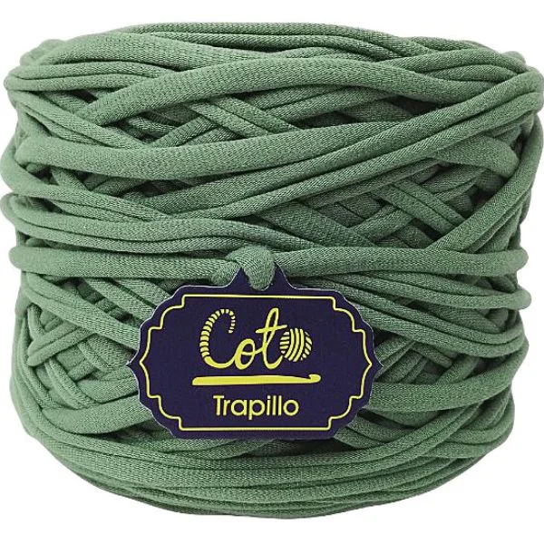 Trapillo Verde de Algodón Variedad de Colores