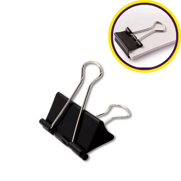 Gancho para Papel Clip Negro