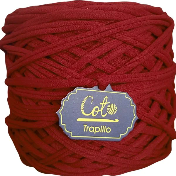Trapillo - Rojo Intenso<br>(hebra mediana)